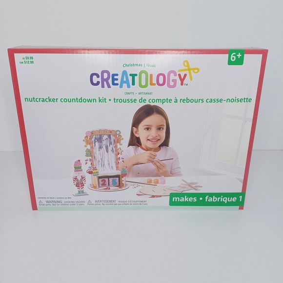 Other - Creatology Nutcracker Countdown Kit Christmas Crafts Kids‎ 6+ NEW